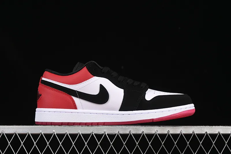 All categories Air Jordan Jordan series basketball shoes Air Jordan 1 Low G version pure original Air Jordan 1 Low "White Black Gym Red" AJ1 Joe 1 black toe 2.0 low-top cultural casual sneakers IB8971-106